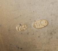 A Russian Soviet-Era Silver Cigarette Case, Maker's Mark Obscured, Moscow, Mid-20th Century, the lid's upper-left quadrant worked to sh