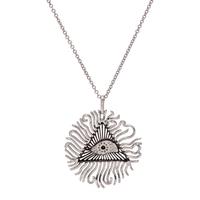 DIAMOND MASONIC EYE PENDANT/ NECKLACE