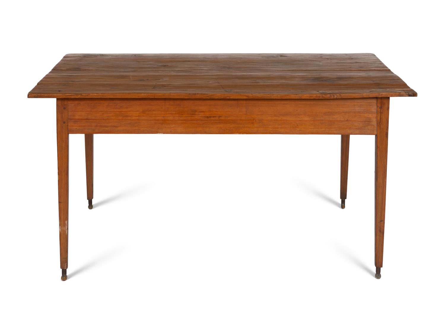 An American Yellow Pine Table