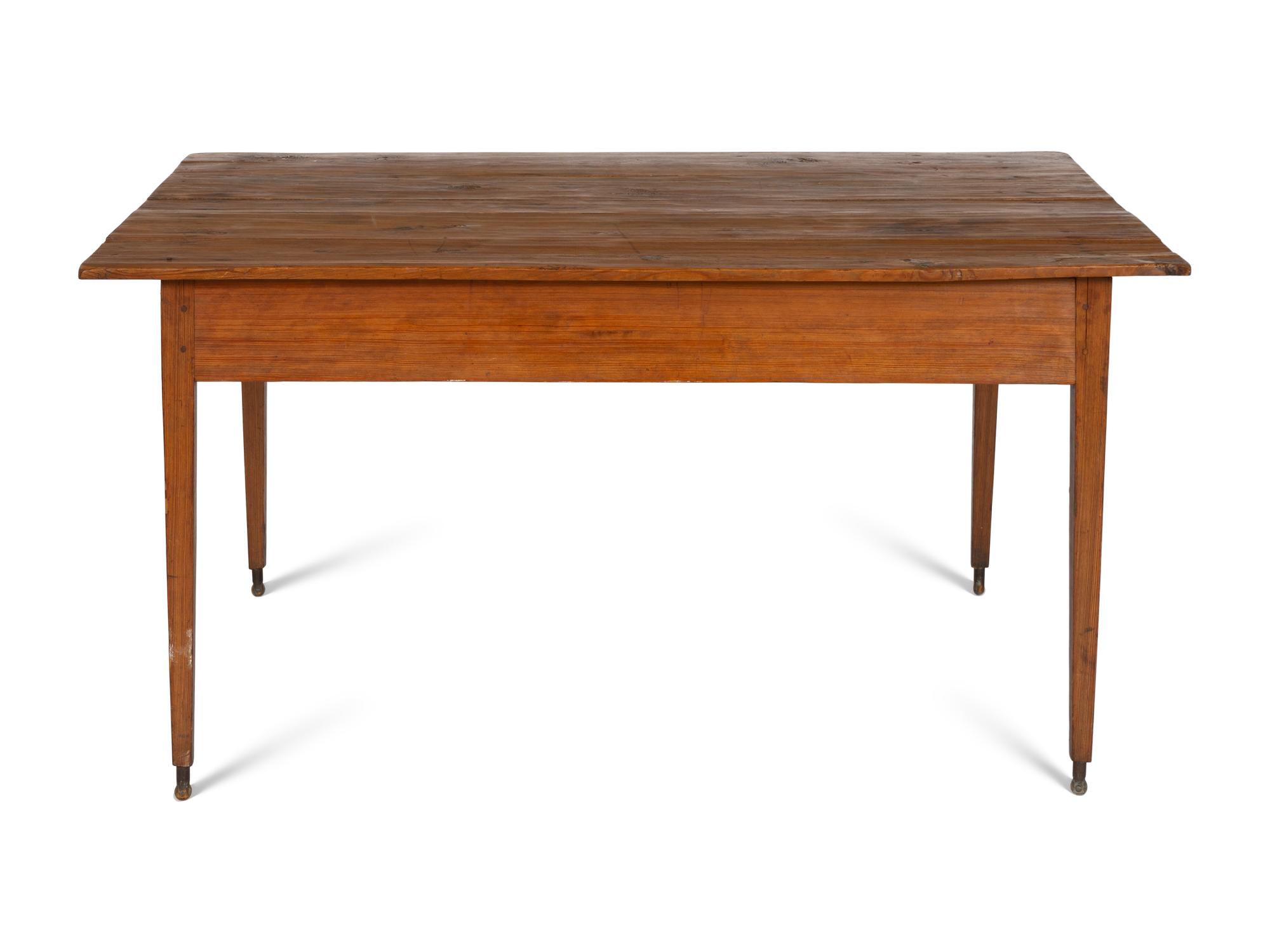 An American Yellow Pine Table