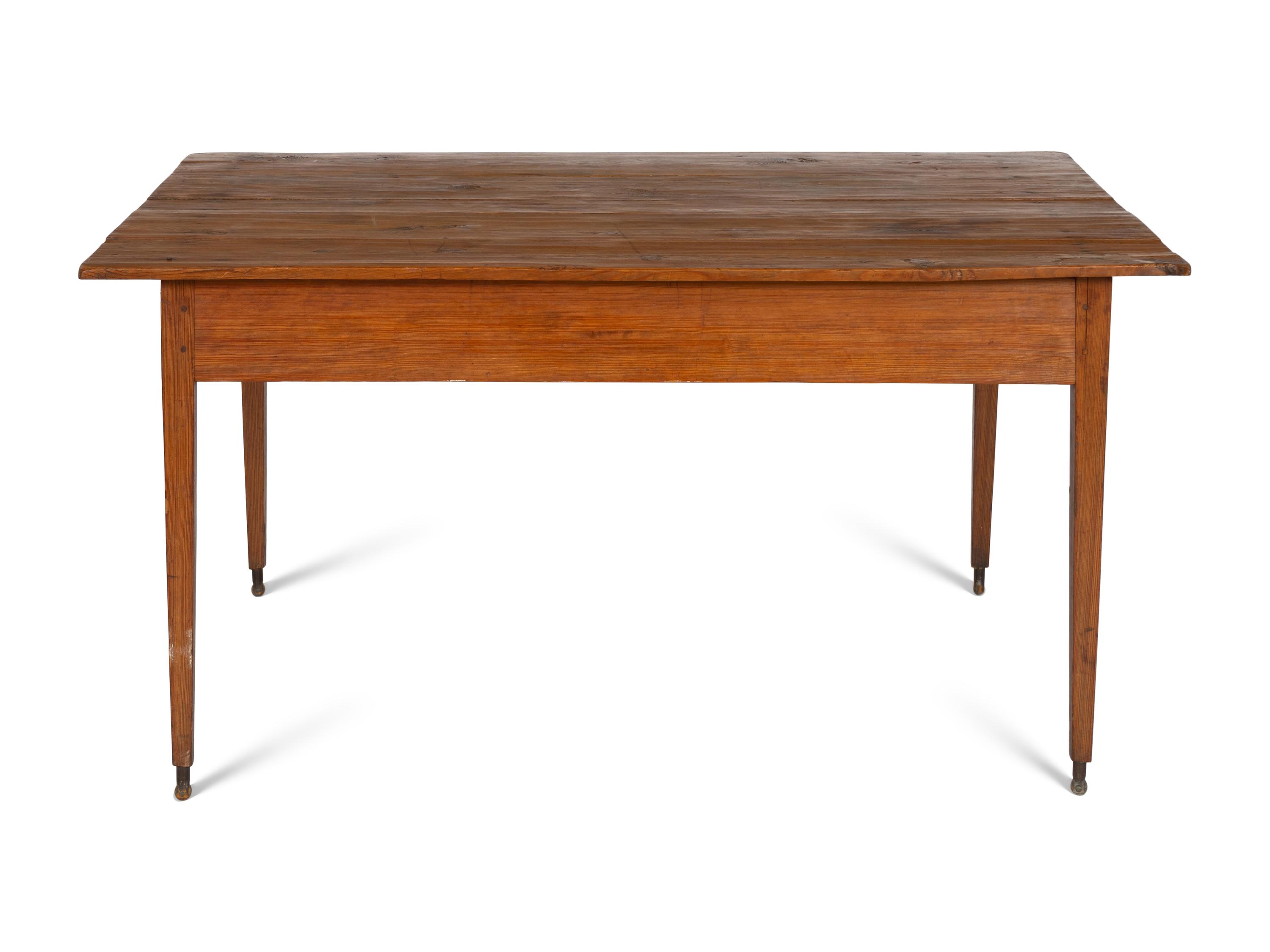 An American Yellow Pine Table