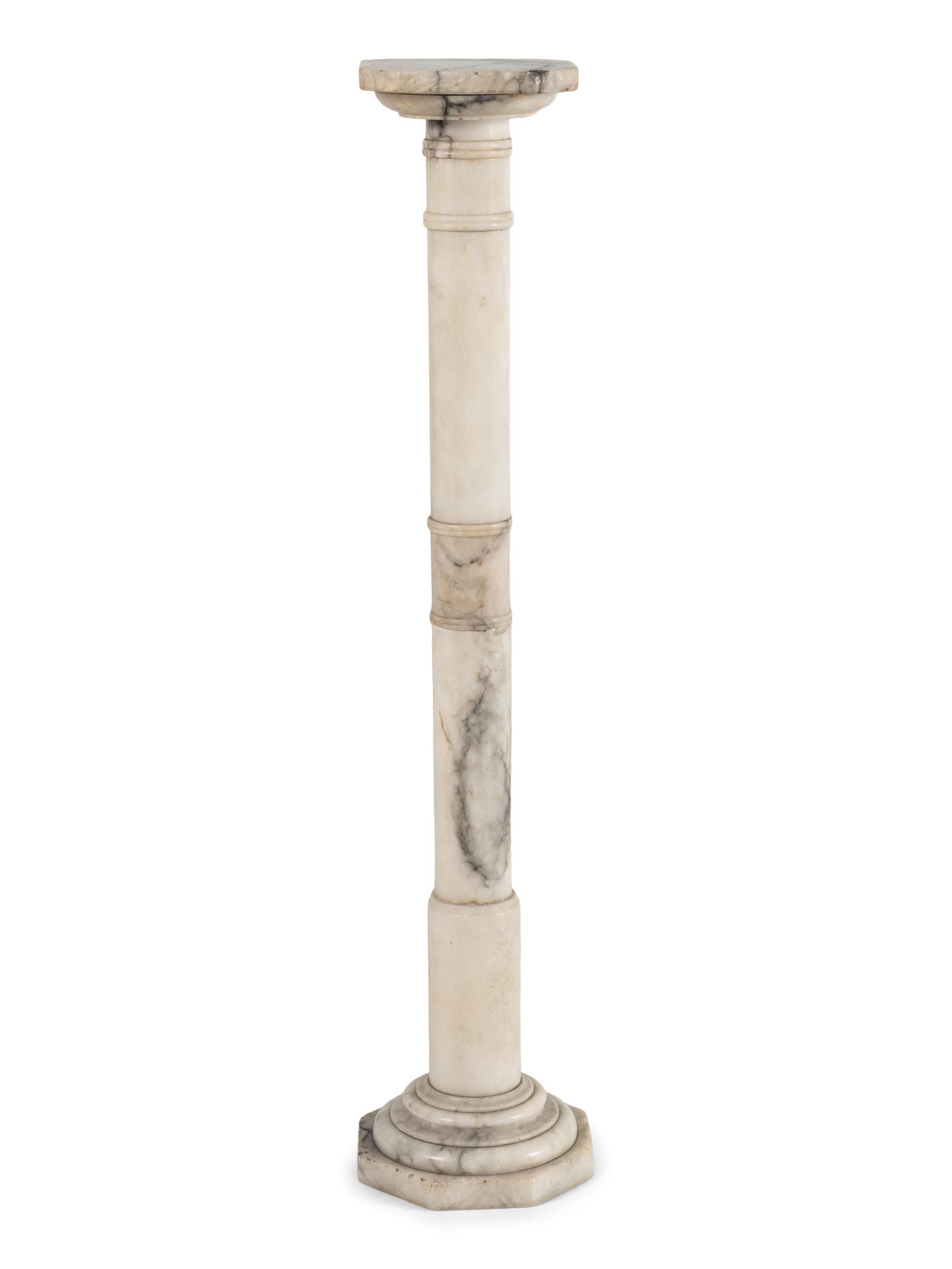 A Continental Marble Pedestal