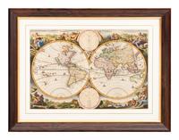 [MAP]. STOOPENDAAL, Daniel (1672-1726). Werelt Caert . Amsterdam, ca 1700.