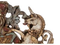 A Painted Composition Coat of Arms of the United Kingdom