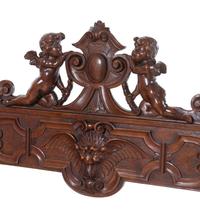 A Renaissance Revival Carved Walnut Savonarola Chair