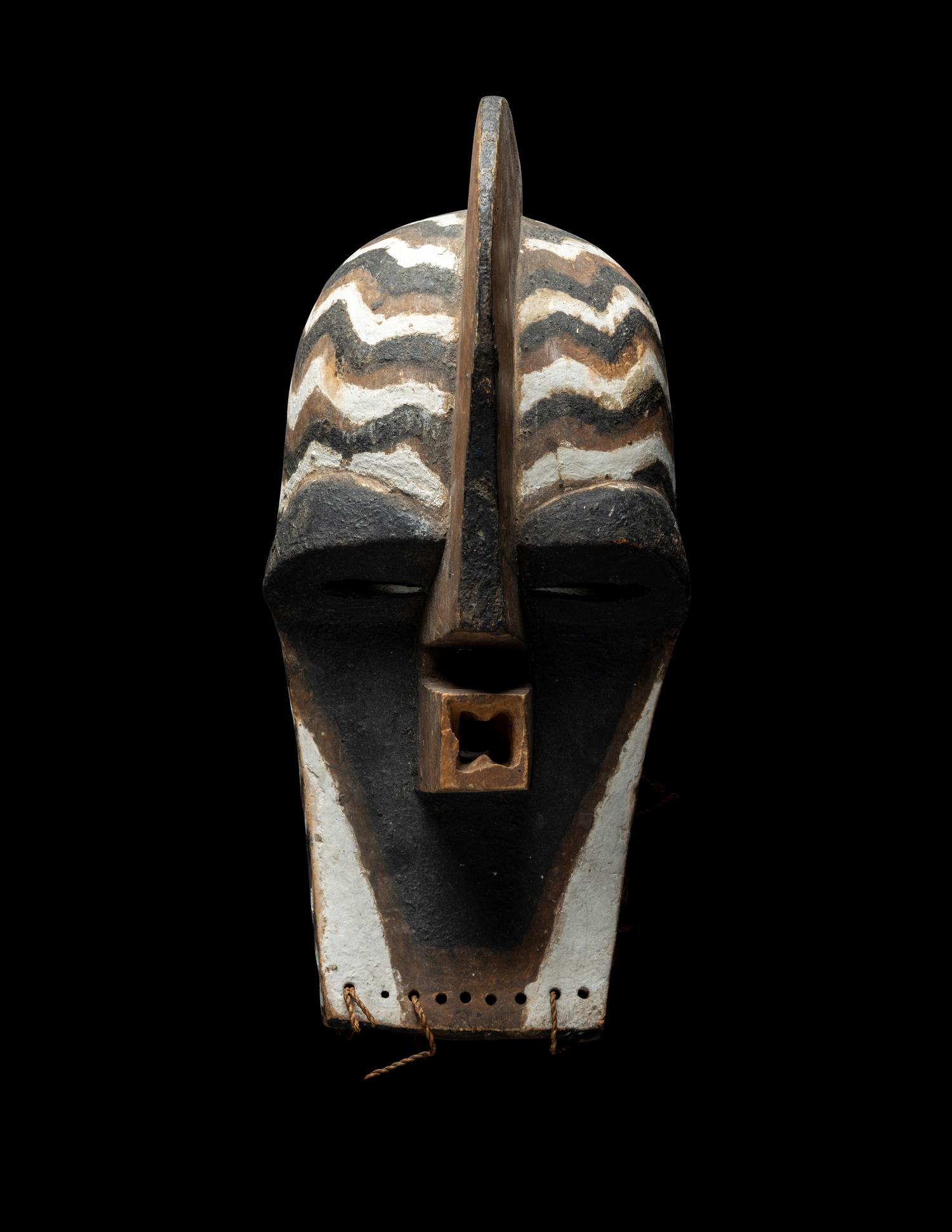 A Songye Wood Female Mask (Kifwebe)