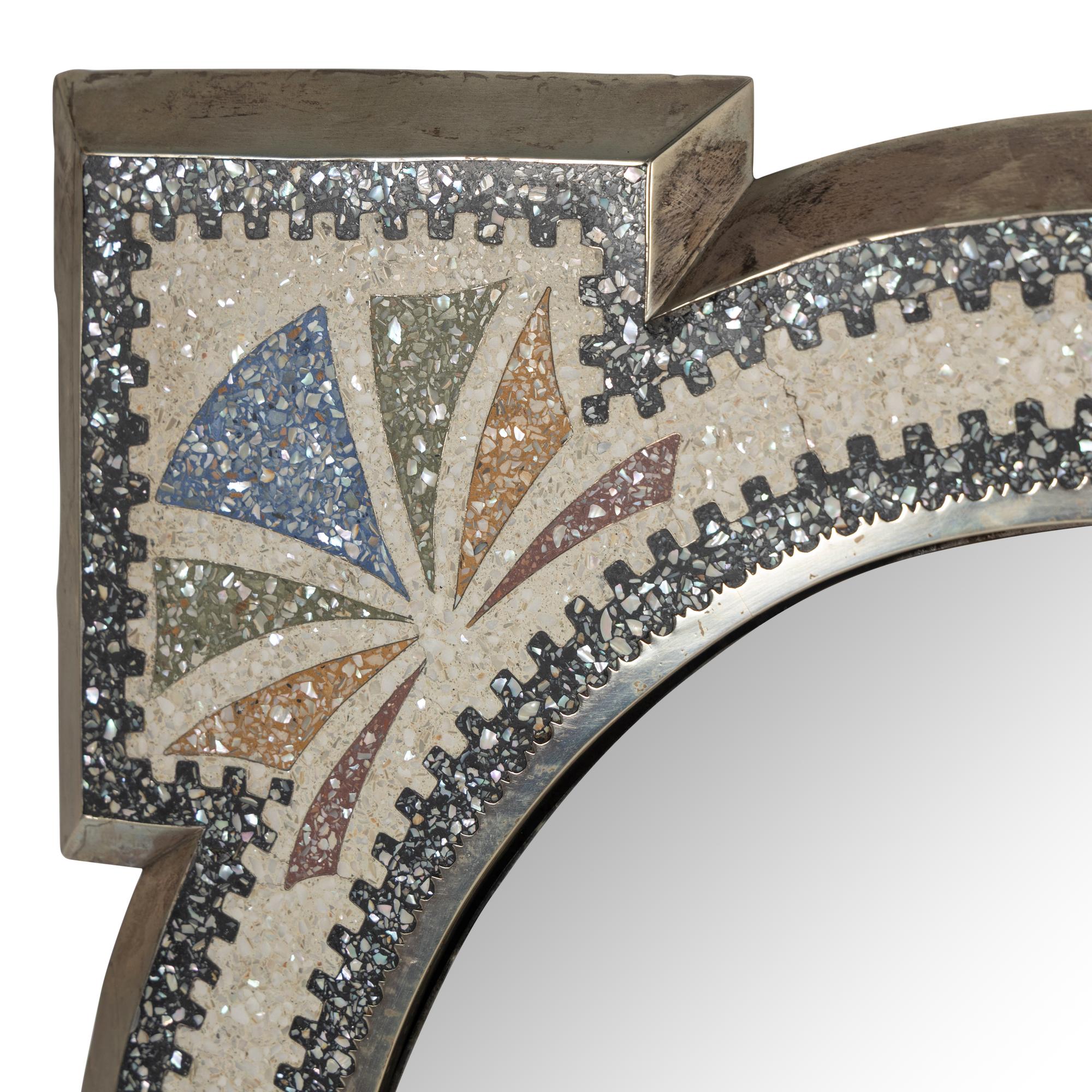 A Pair of Continental Terrazzo Mirrors