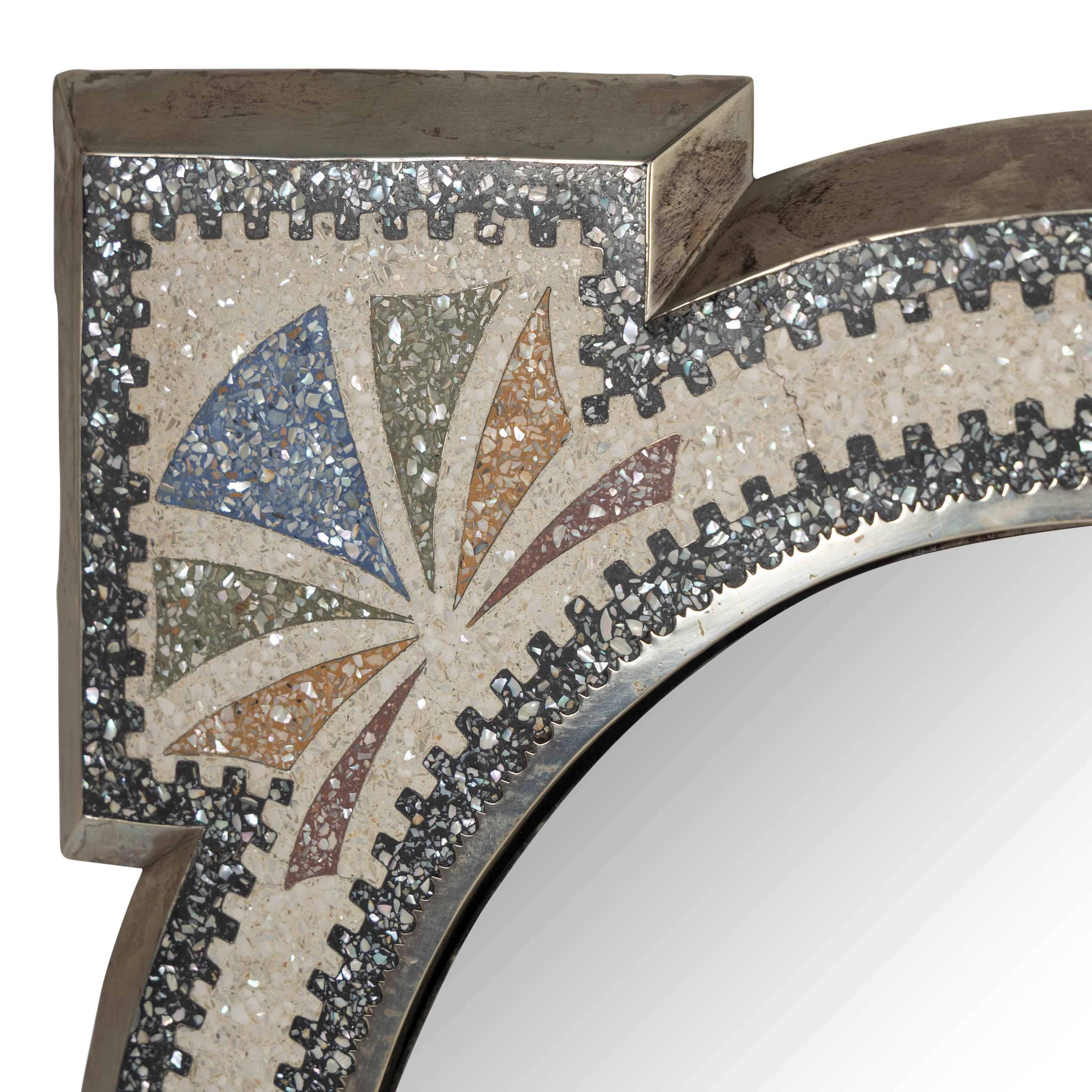A Pair of Continental Terrazzo Mirrors