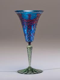 An Etched Wine Glass