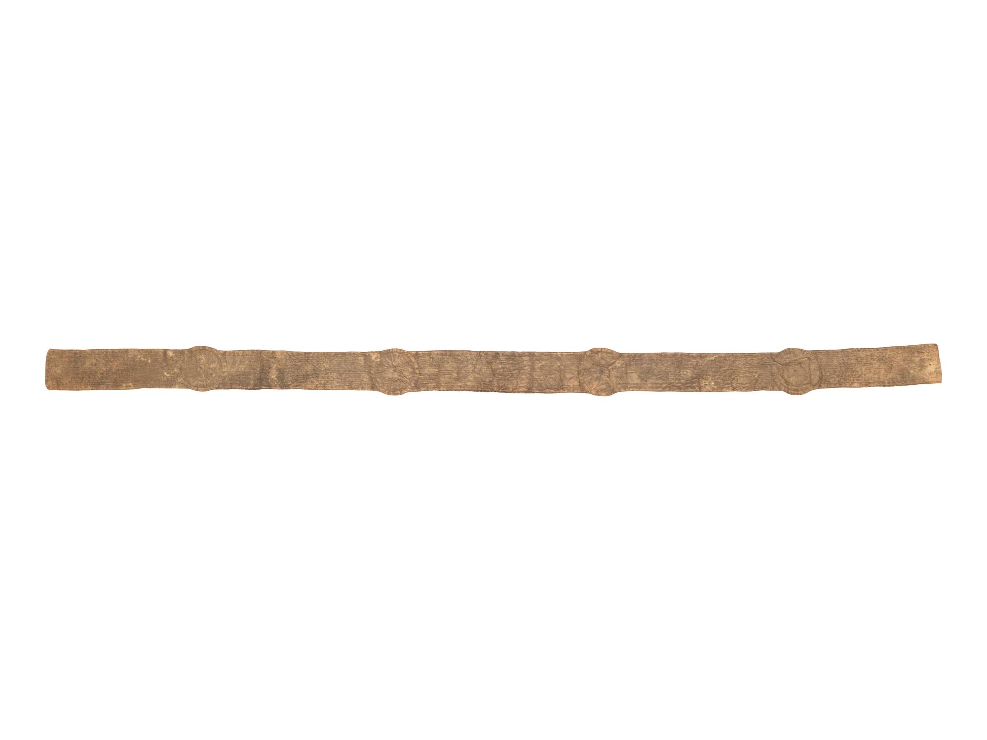 Sioux Beaded Hide Blanket Strip