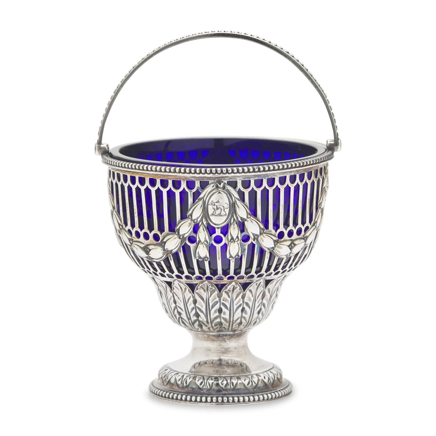 A George III Pierced Silver Sugar Basket