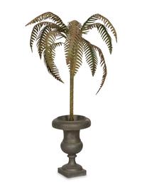 An Italian Tole Peinte Palm with Jardinière