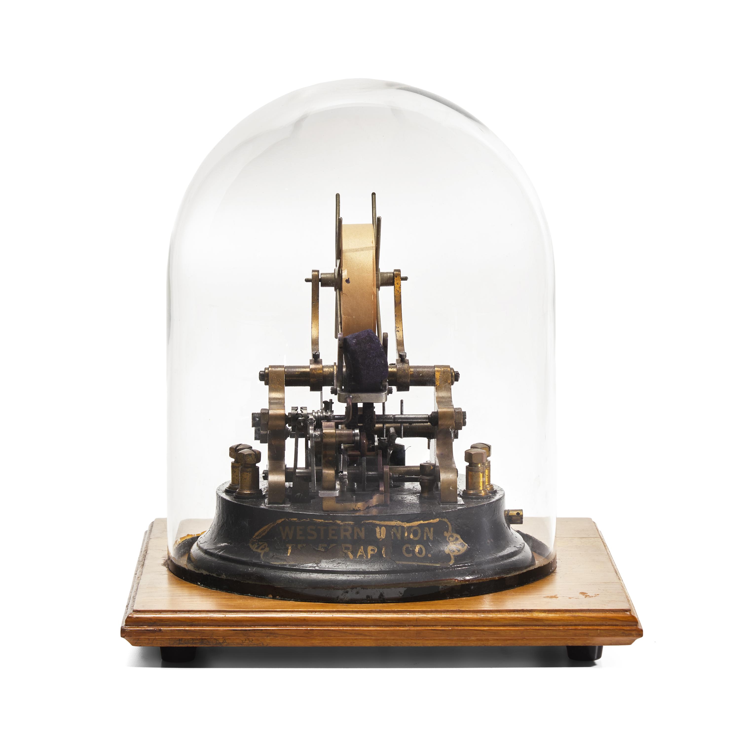 A Thomas A. Edison Type Universal Stock Ticker, Model 3-A, Serial no. 3054, for Western Union