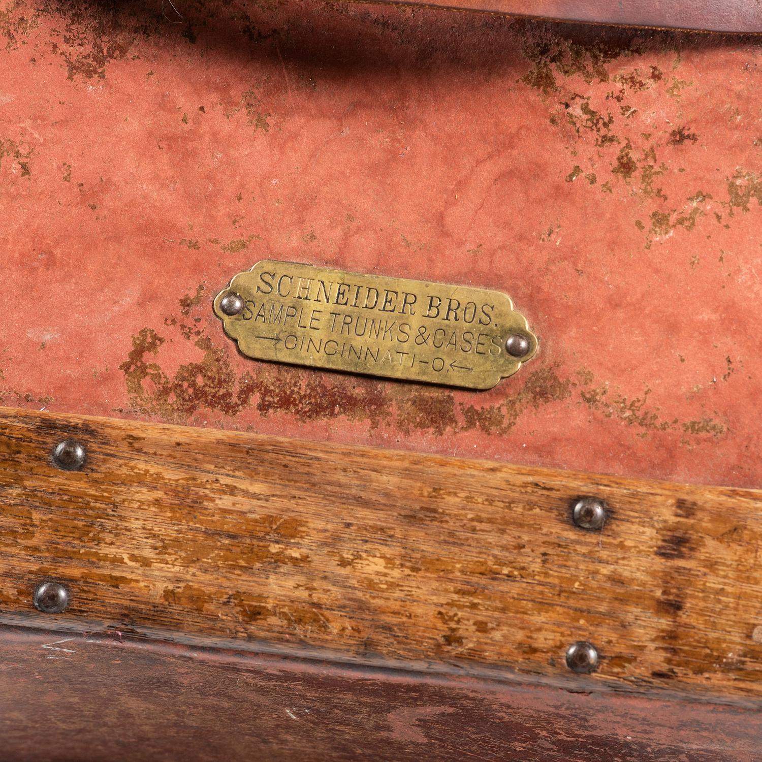 A Schneider Bros. Salesman Sample Trunk