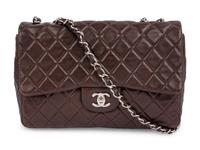 Chanel Brown Leather Flap Bag, 2008-09