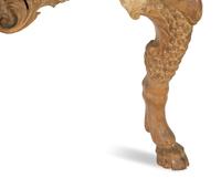 A George II Carved Pine Marble-Top Console Table