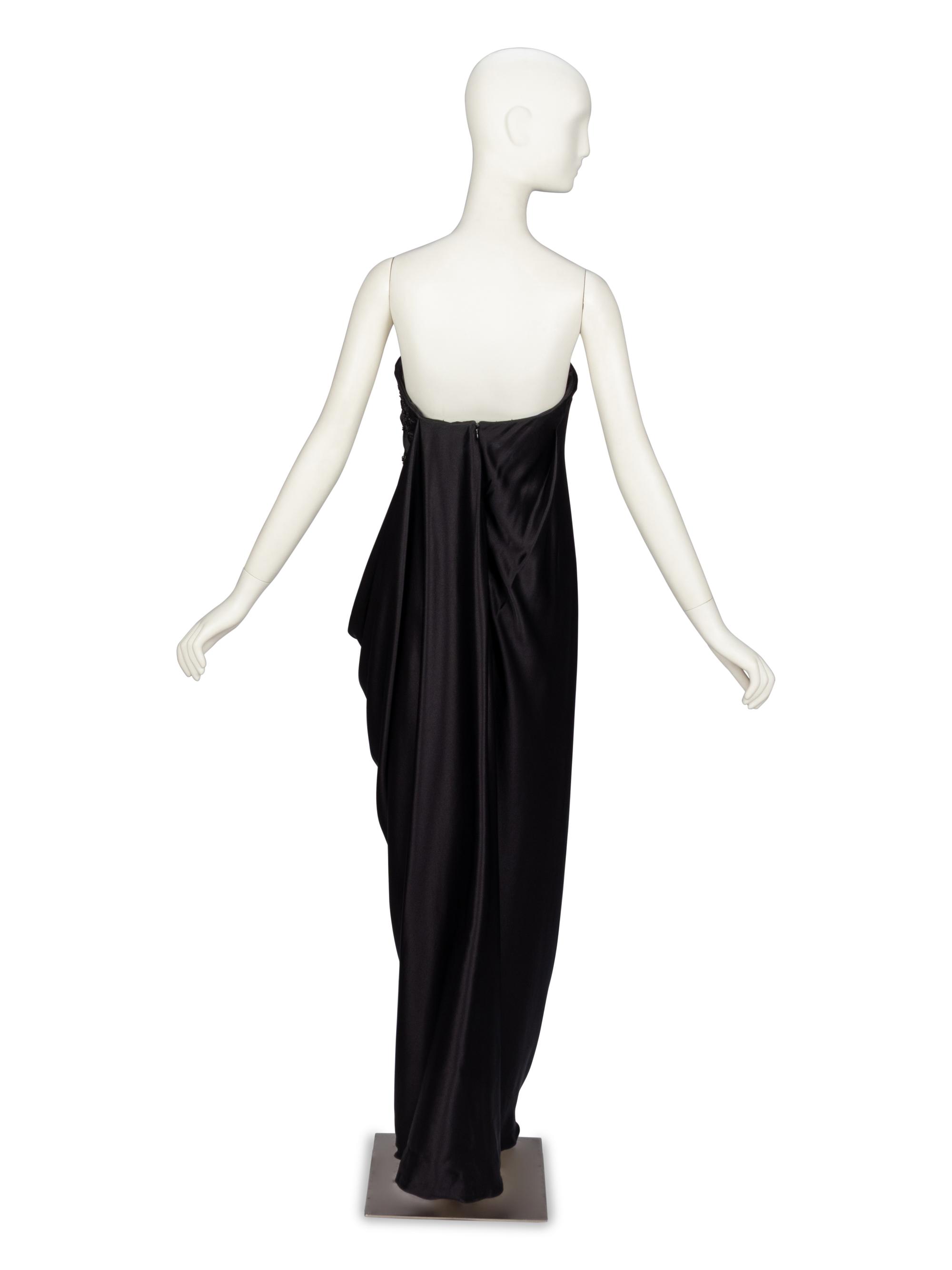 Important Alexander McQueen, Strapless Draped Gown, A/W 2008