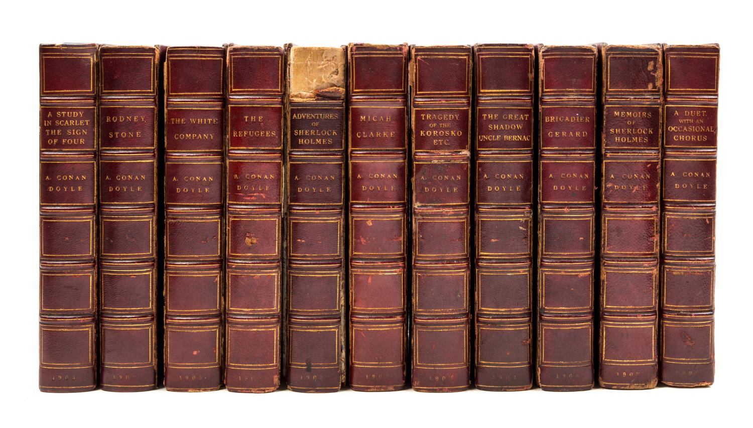 DOYLE, ARTHUR CONAN. Works. London, 1903. 12 vols.