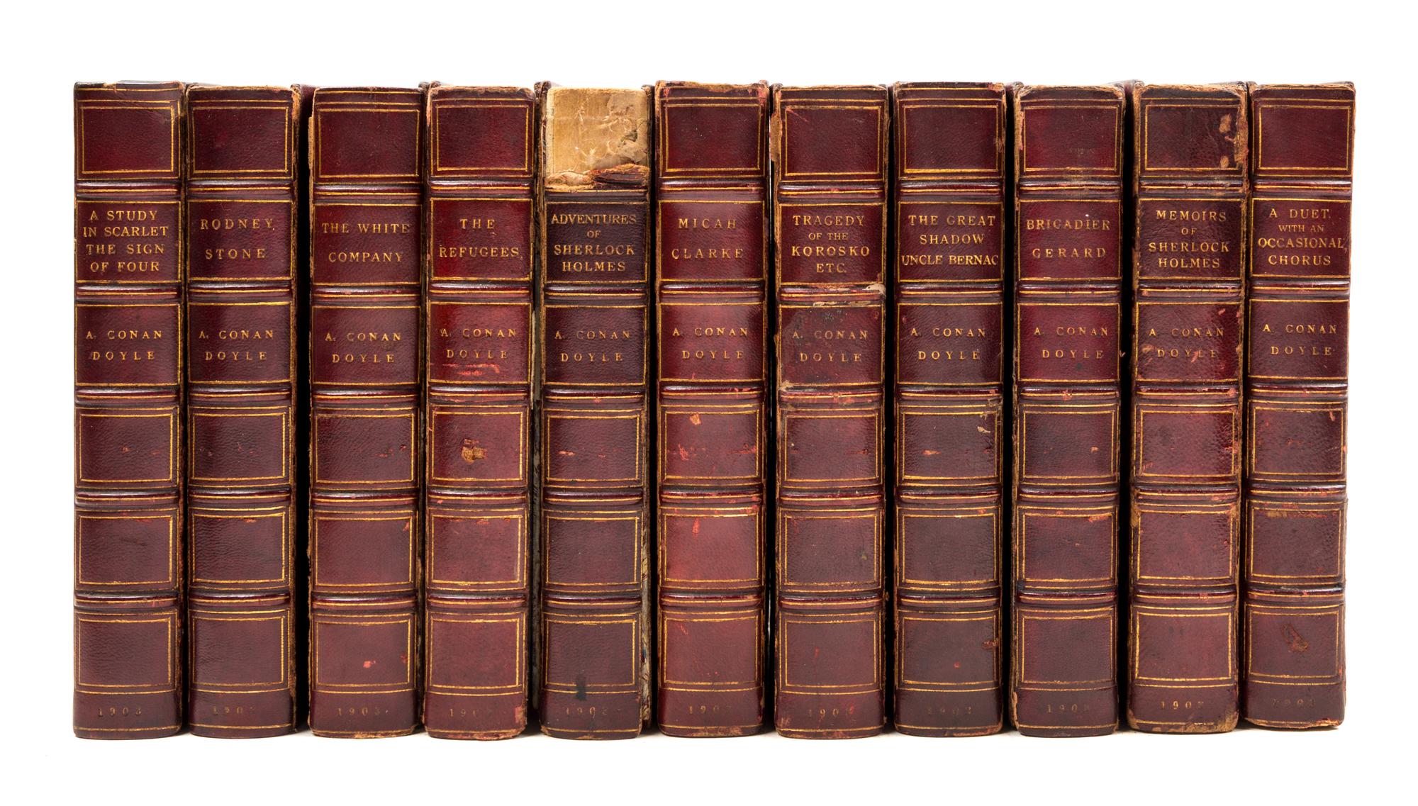 DOYLE, ARTHUR CONAN. Works. London, 1903. 12 vols.