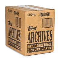 A Factory Case of 1993 Topps Archives Basketball Cards (12 Boxes, 24 Packs Per Box)