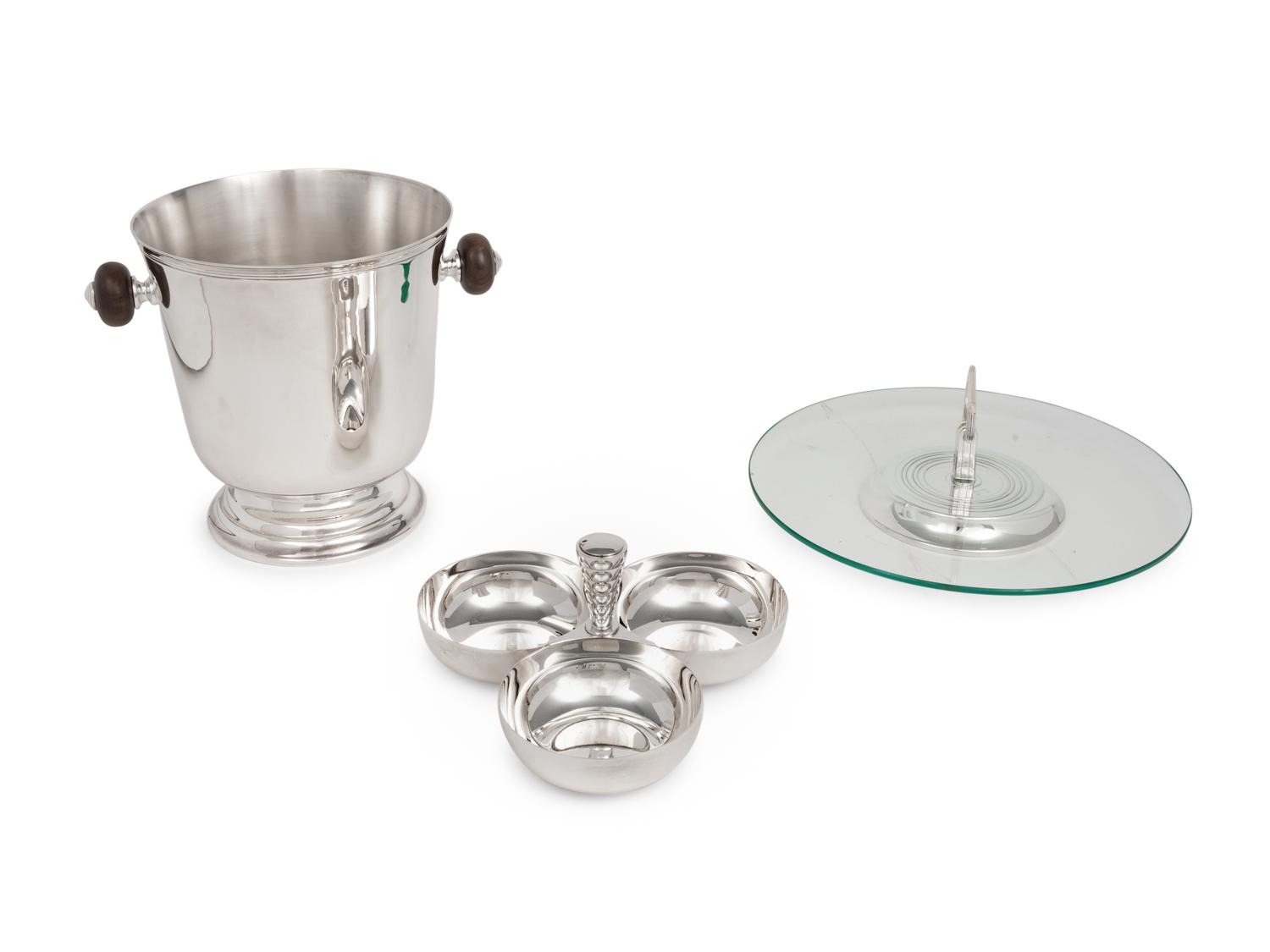 Five Christofle Silver-Plate Table Articles
