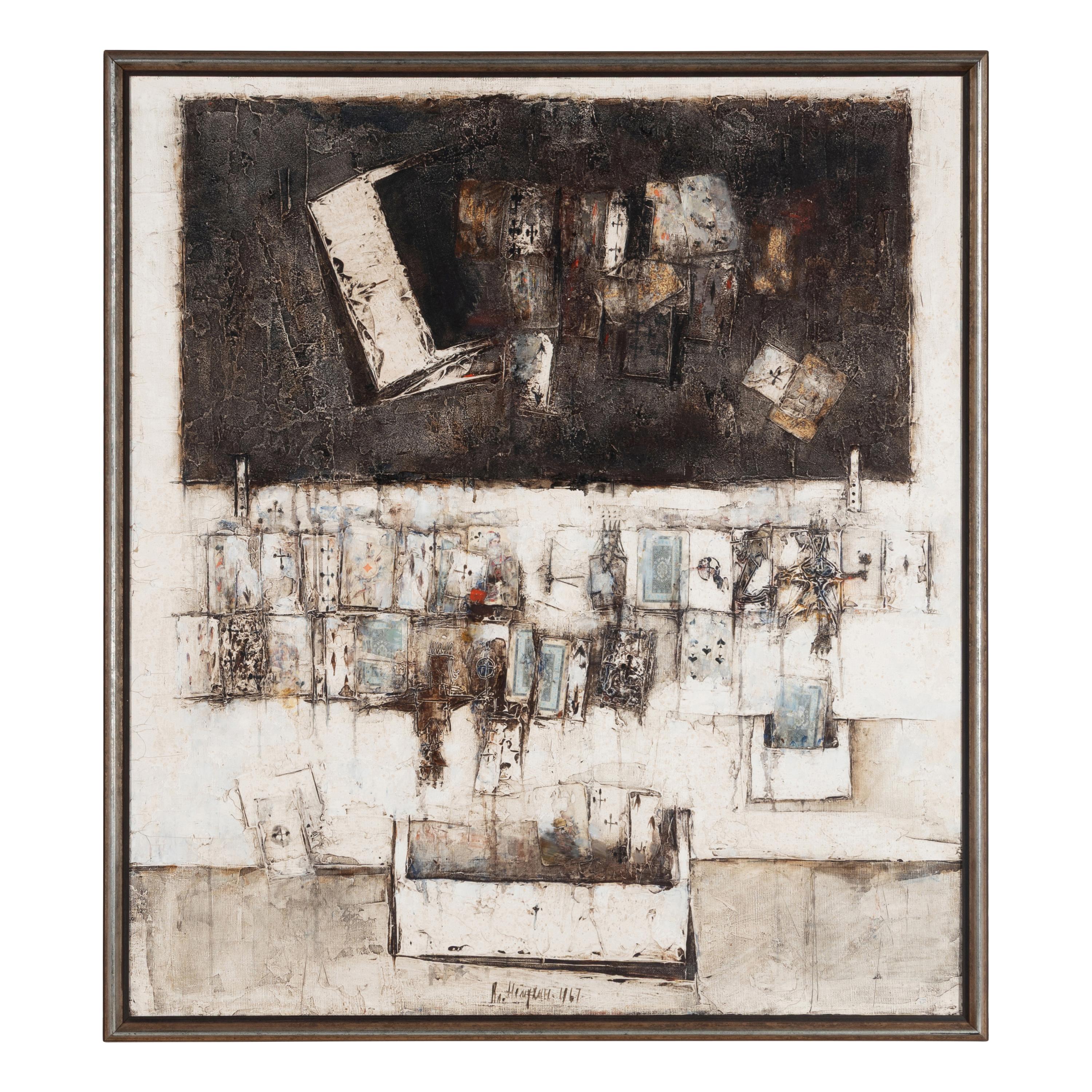 Vladimir Nemukhin (Russian, 1925-2016) — Solitaire (ПАСьЯНС) , 1967