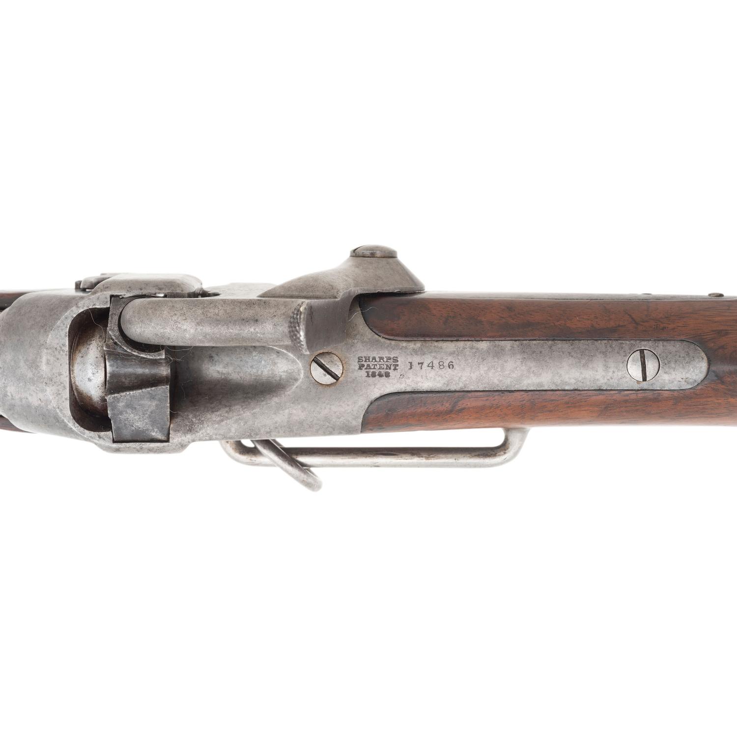 Rare Martially Marked Sharps Model 1855 Saddle Ring Carbine