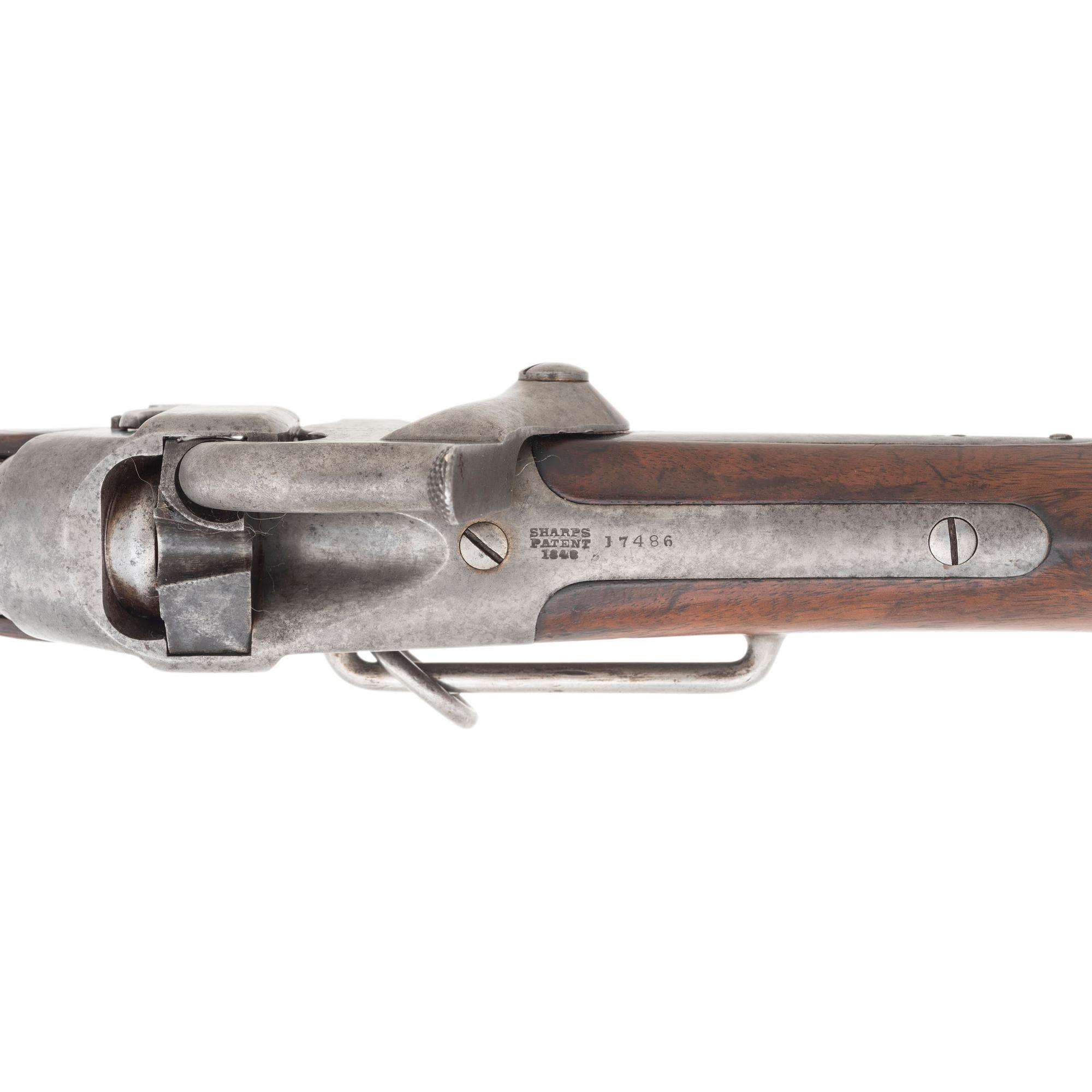 Rare Martially Marked Sharps Model 1855 Saddle Ring Carbine