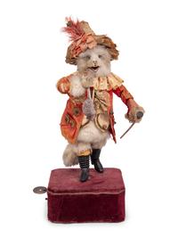 A Waltzing Cat Automaton by Roullet and Decamps