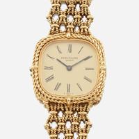 A lady's gold bracelet wristwatch, Patek Philippe C. 1977, Ref.4265.1