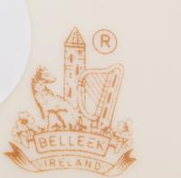 Five Belleek Vases Height of tallest pair 8 5/8 inches. — SEVENTH GOLD MARK 1980-1993