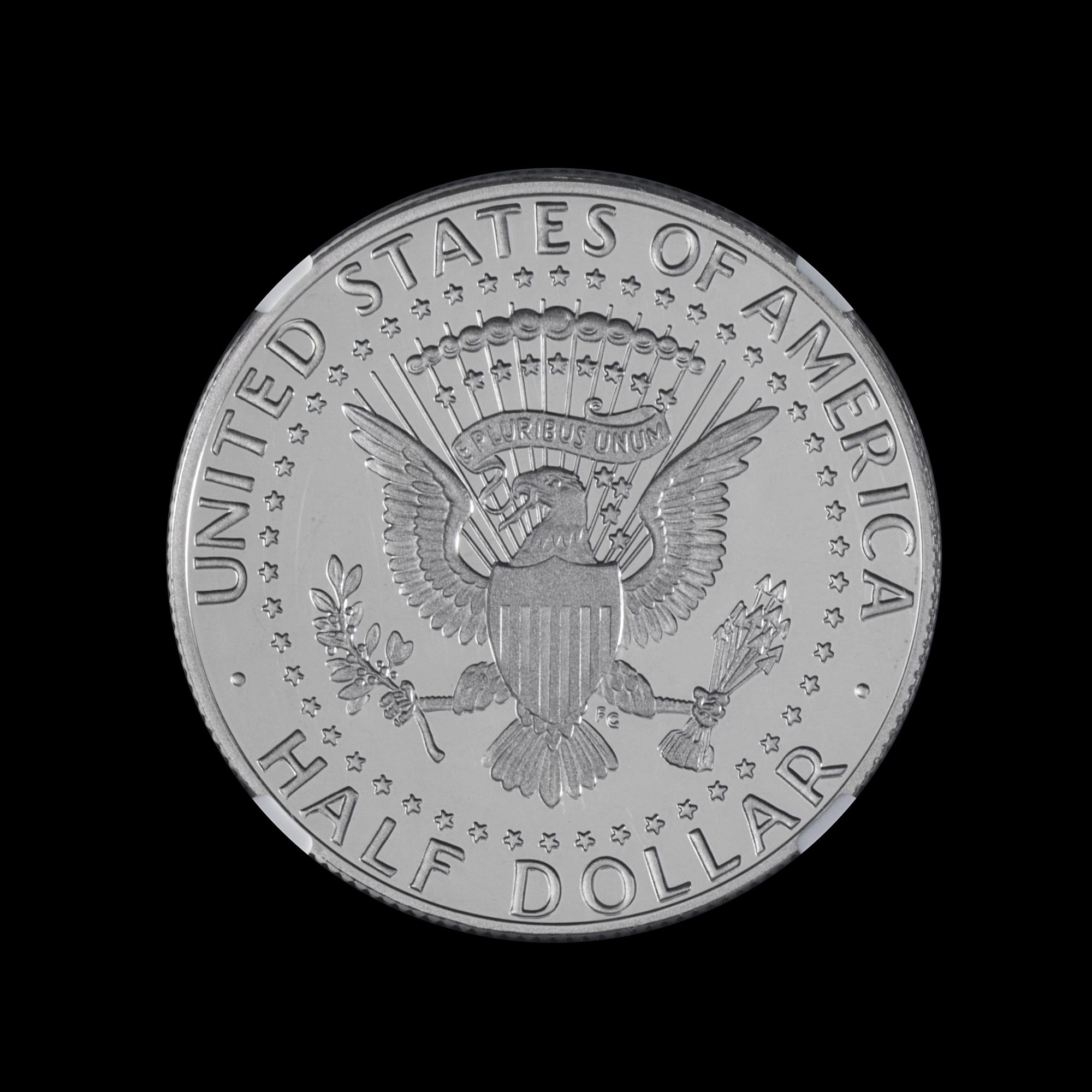 A United States 2018-S Kennedy: Early Release 50c Proof Coin — NGC GRADED PF70 ULTRA CAMEO
