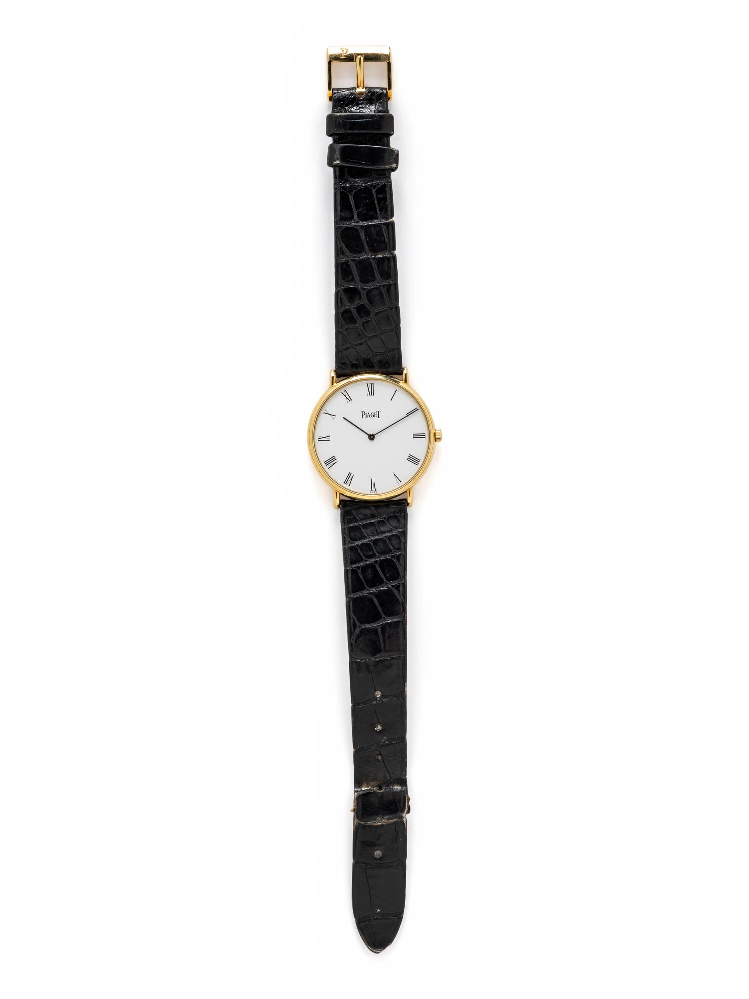 PIAGET, REF. 9035N YELLOW GOLD 'MÉCANIQUE' WATCH