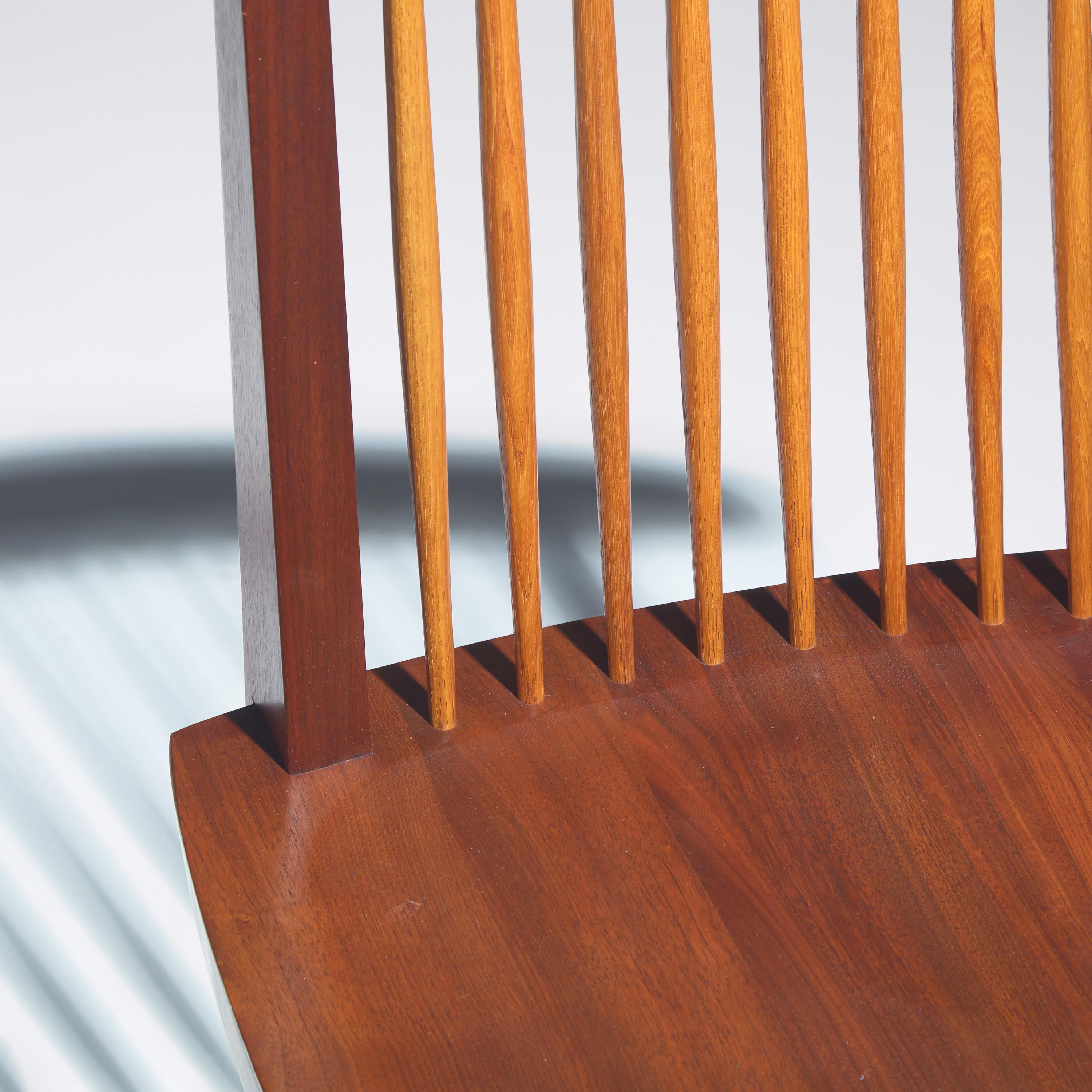 George Nakashima (American, 1905–1990) — Conoid Dining Chairs, set of eight, 1969-71