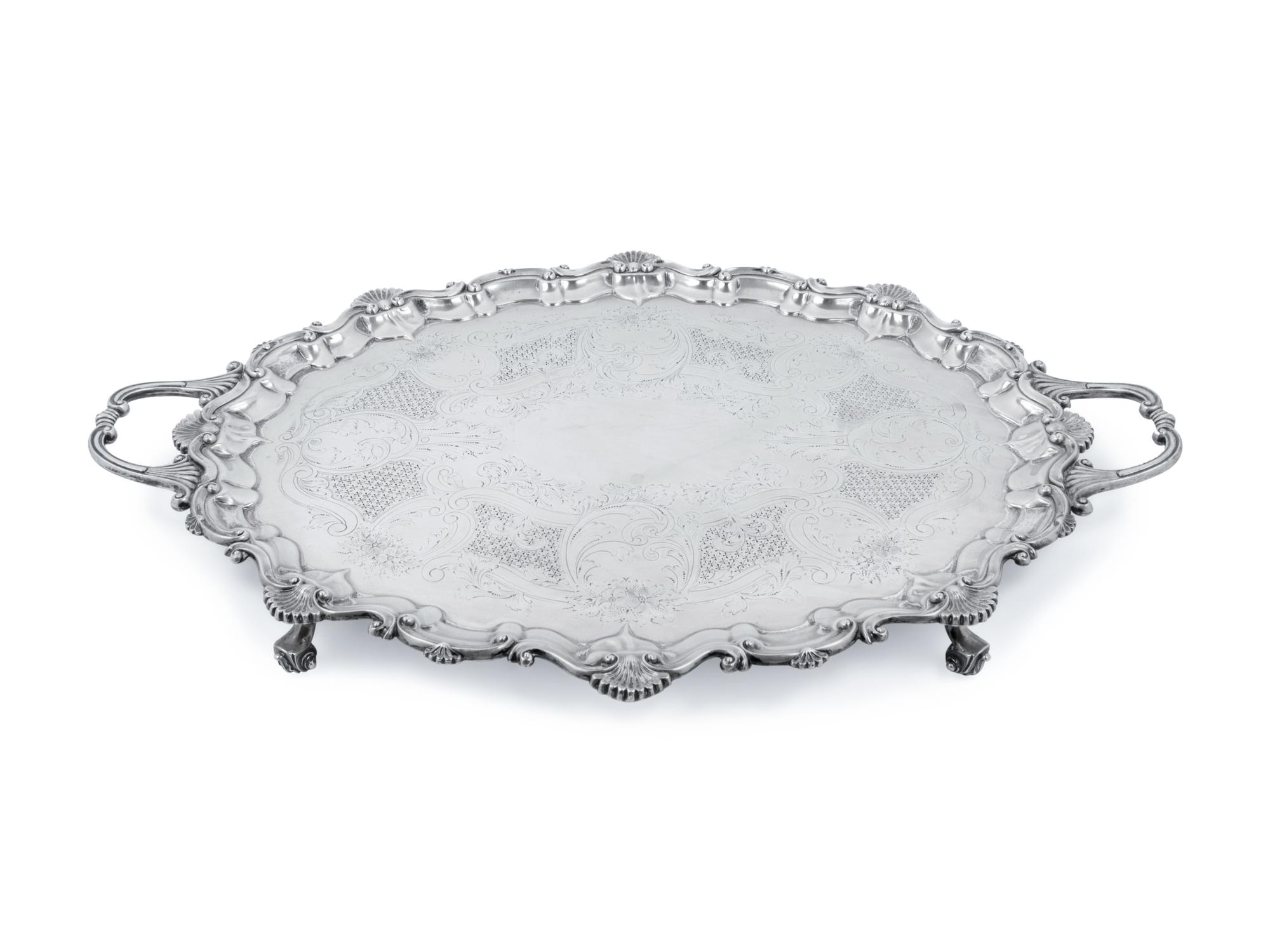 An English Silver-Plate Salver