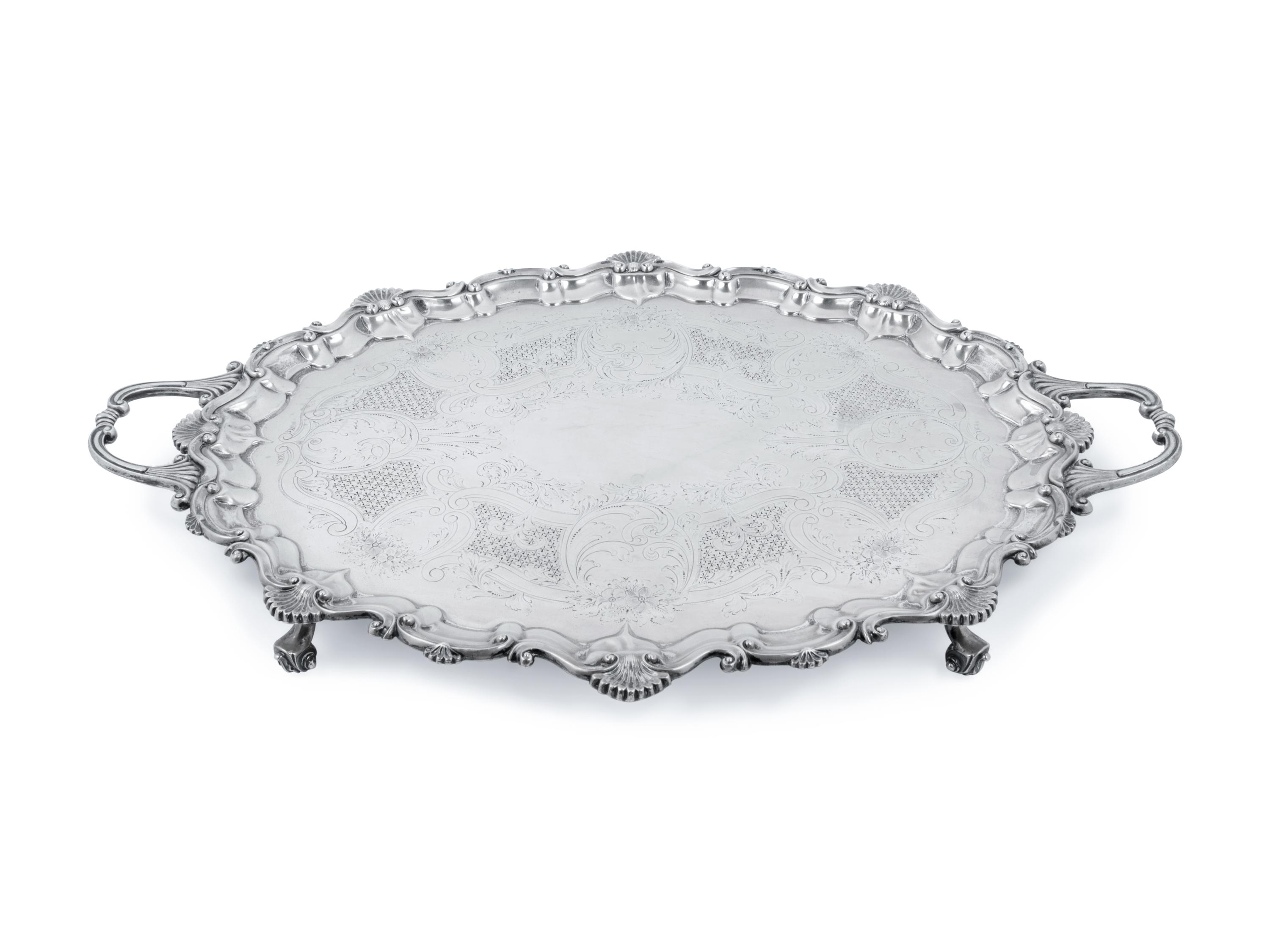 An English Silver-Plate Salver