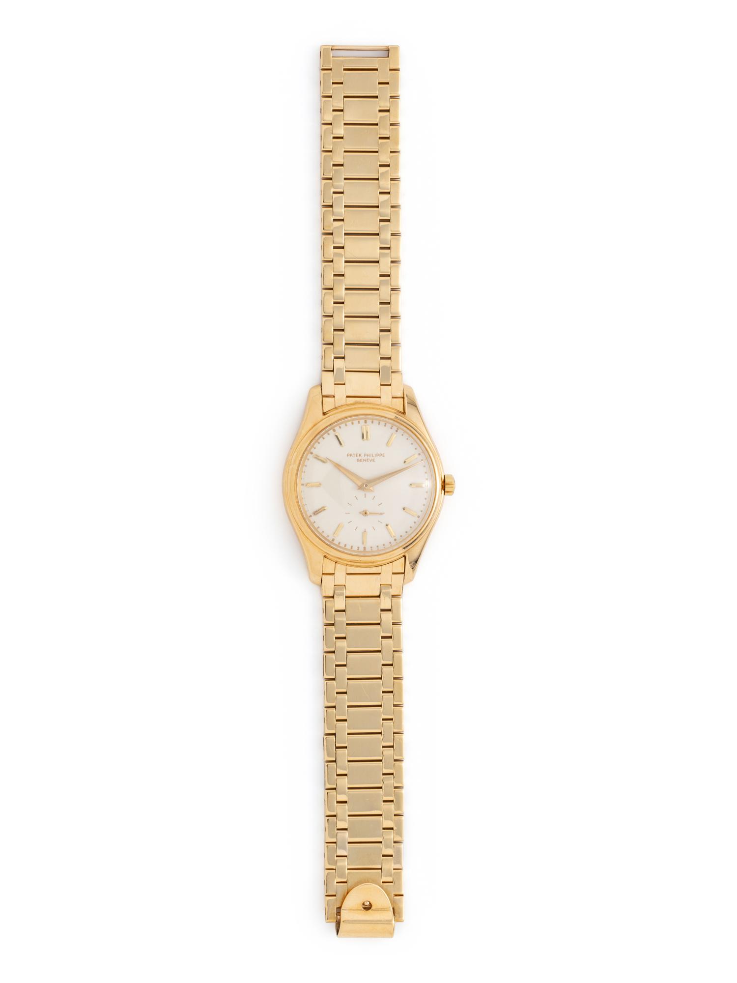PATEK PHILIPPE, REF. 2526 18K YELLOW GOLD 'CALATRAVA' WRISTWATCH