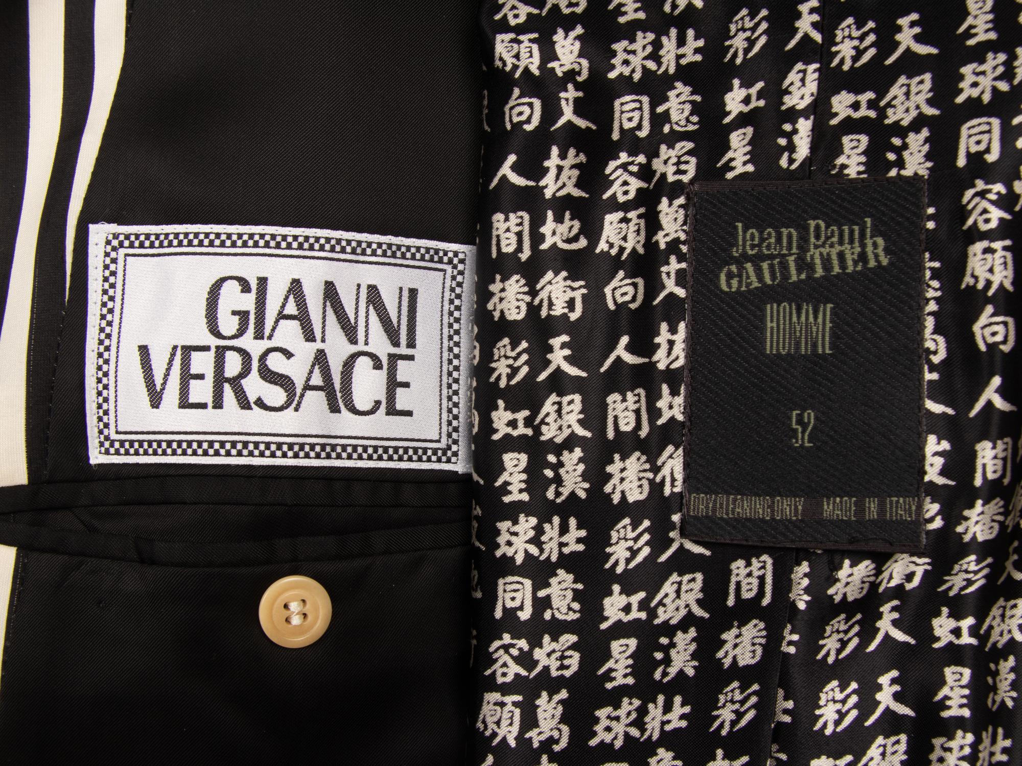 Gaultier & Versace, Two Suit Jackets