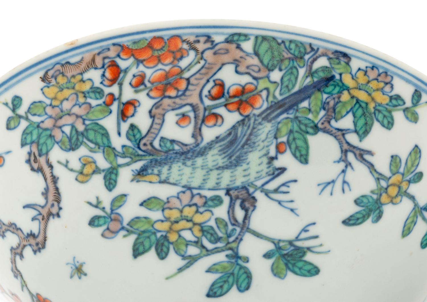A Group of Four Doucai Porcelain Articles