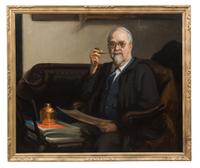 Waldo Murray, (American, 1884-1956), Portrait of a Judge
