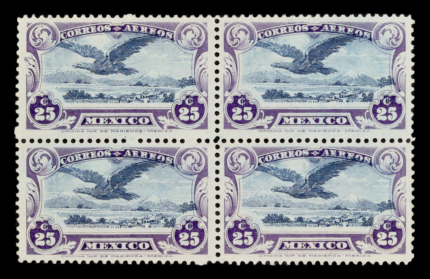 A Collection of Mexico Air Post Stamps