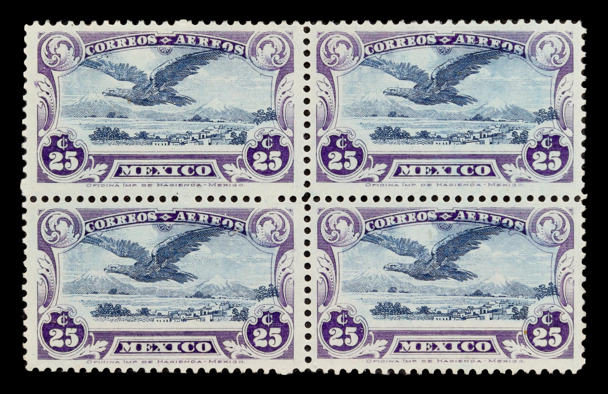 A Collection of Mexico Air Post Stamps
