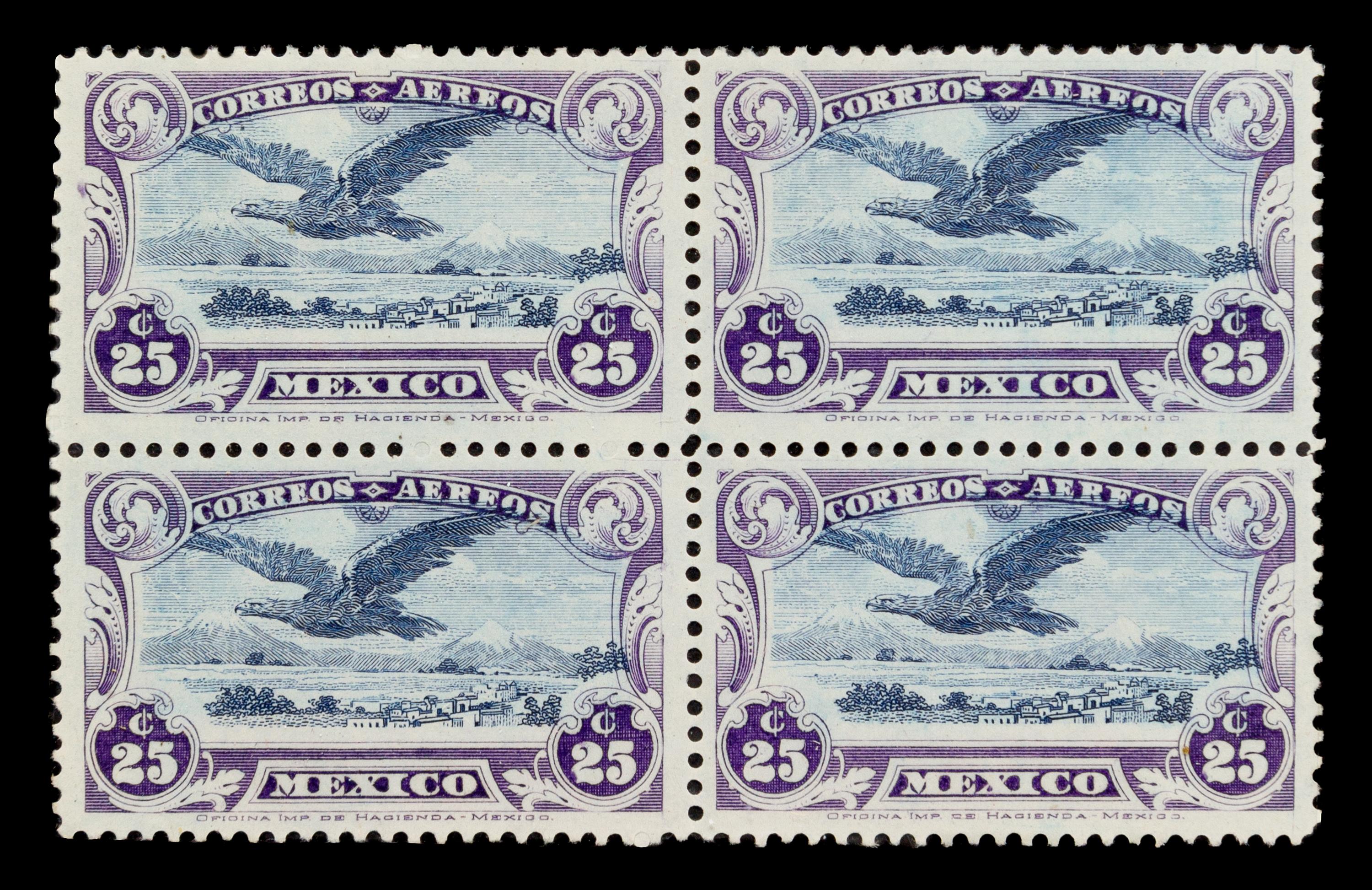 A Collection of Mexico Air Post Stamps
