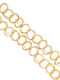 PLATINUM AND YELLOW GOLD NECKLACE