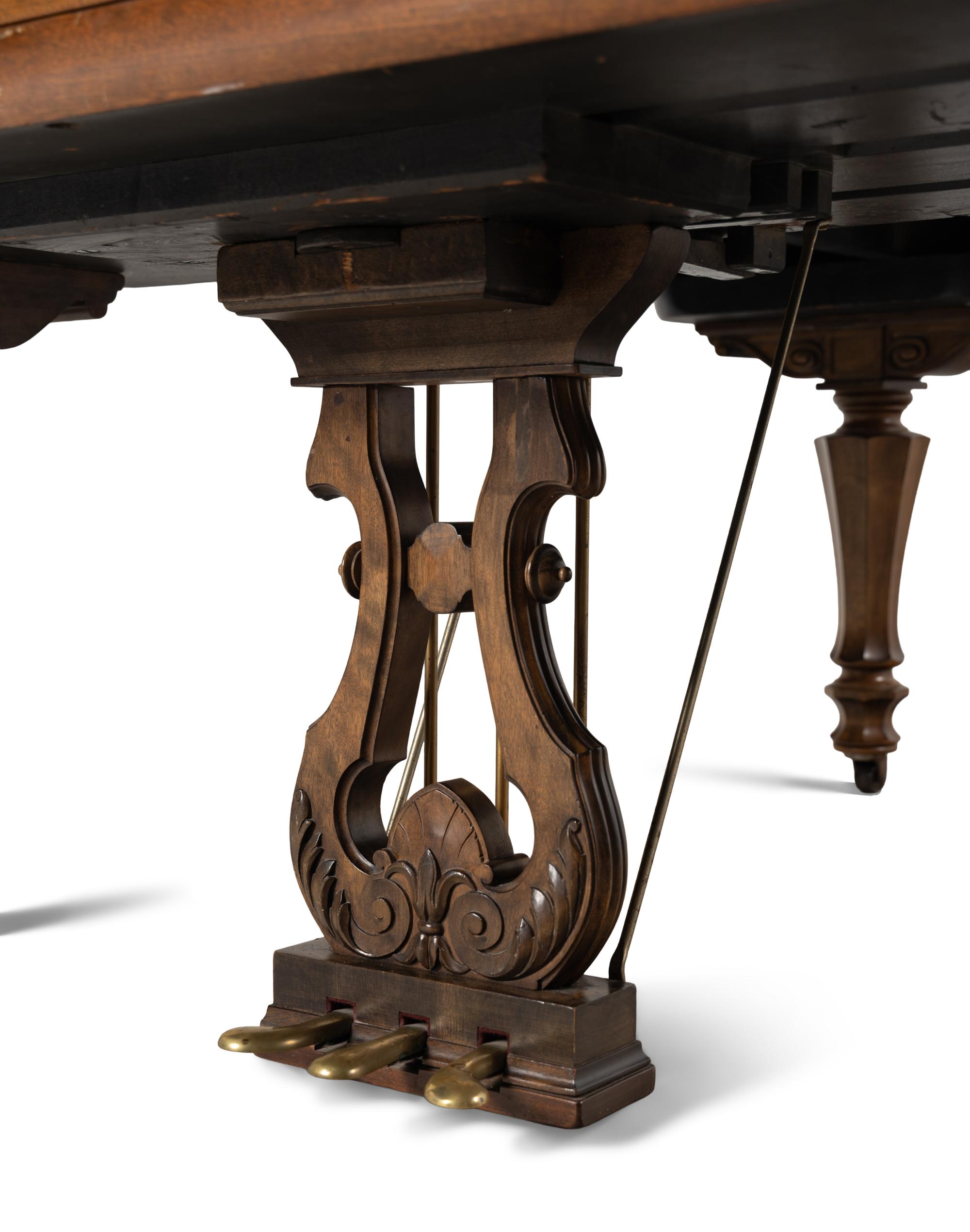 A Weber Walnut Grand Piano