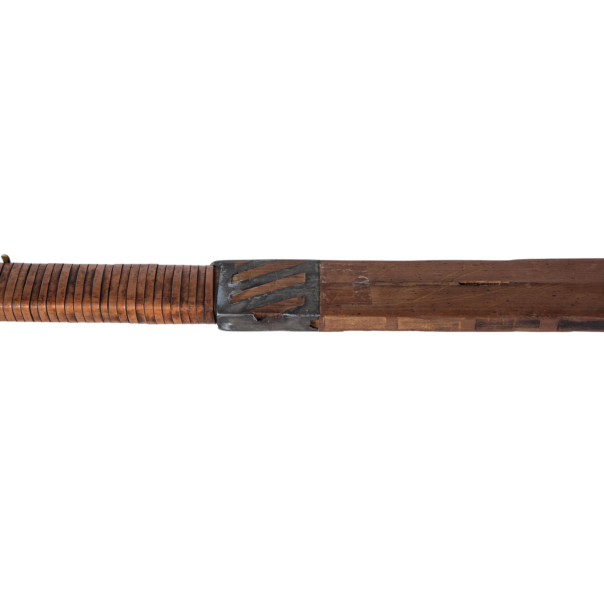 Sioux Calumet Pipe Stem, with Catlinite Bowl