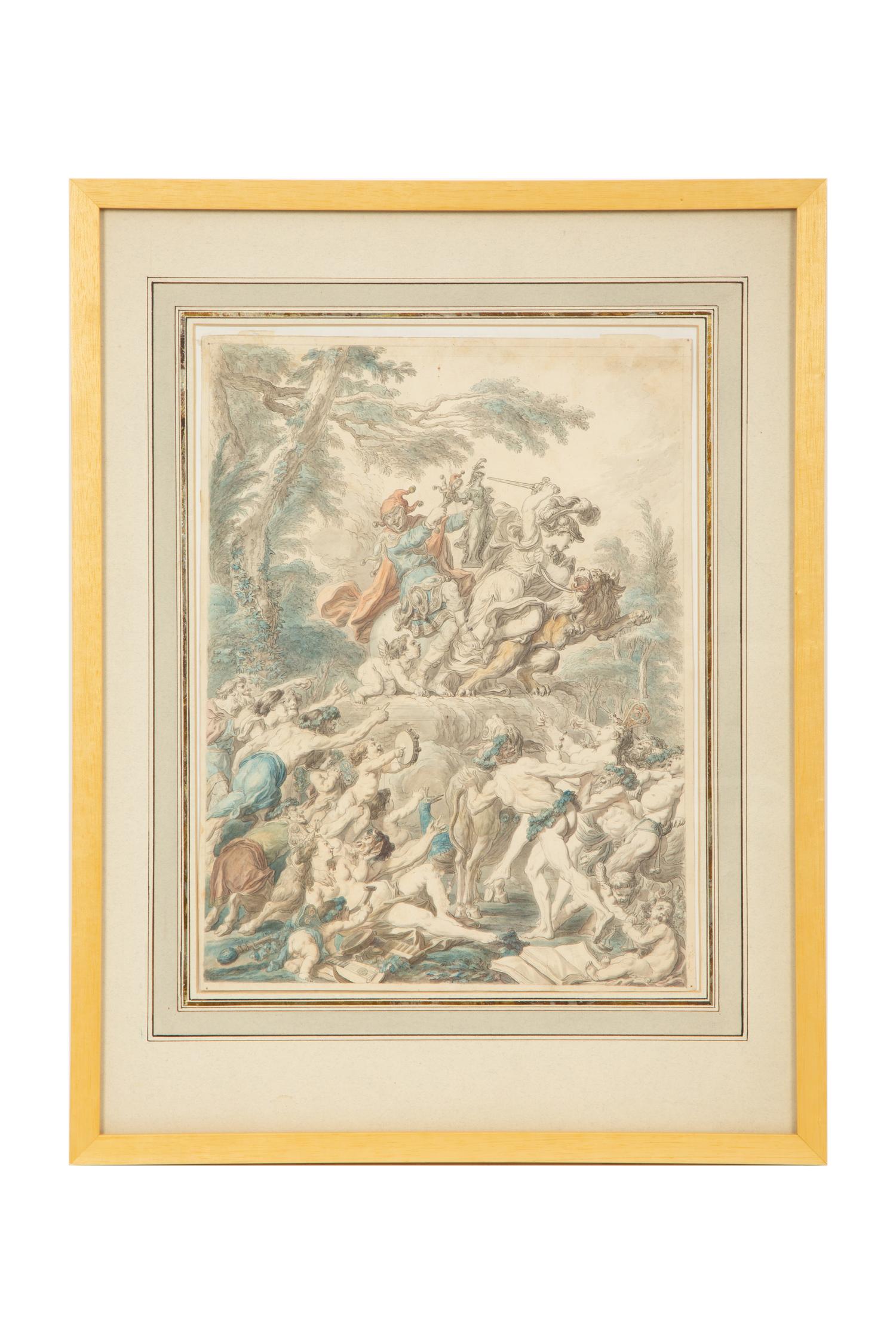 An Allegory with Bacchanalian Revelers