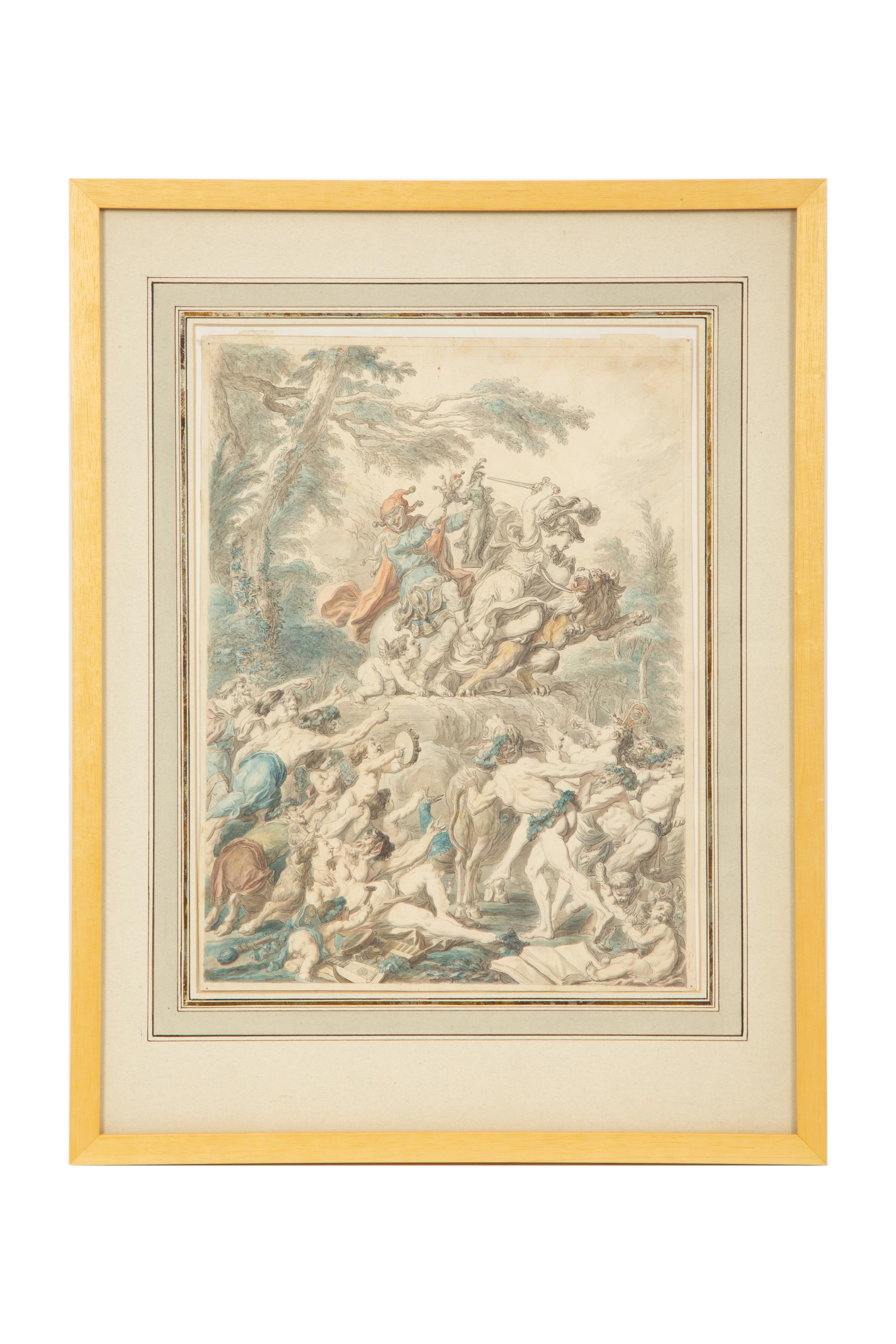 An Allegory with Bacchanalian Revelers
