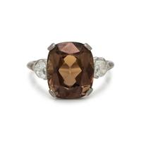 Alexandrite and Diamond Ring