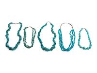 Southwestern-style Turquoise Nugget Necklaces